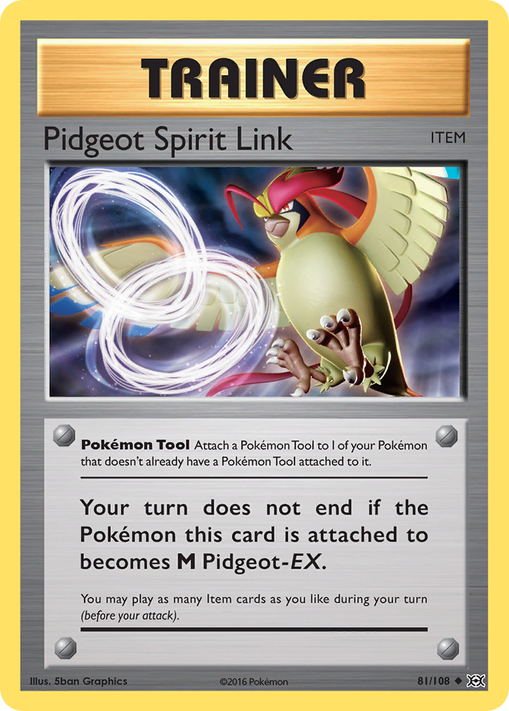 Enlace espiritual de Pidgeot (81/108) [XY: Evoluciones] 