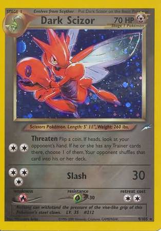 Scizor oscuro (9/105) [Neo Destiny Unlimited] 