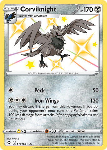 Corviknight (SV089/SV122) [Espada y escudo: Destinos brillantes] 