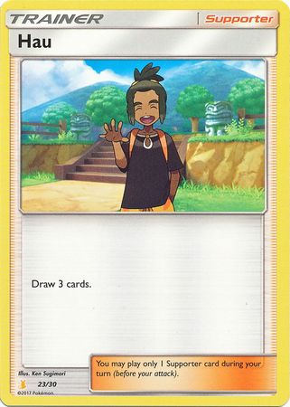 Hau (23/30) [Sol y Luna: Kit de entrenador - Alolan Raichu] 
