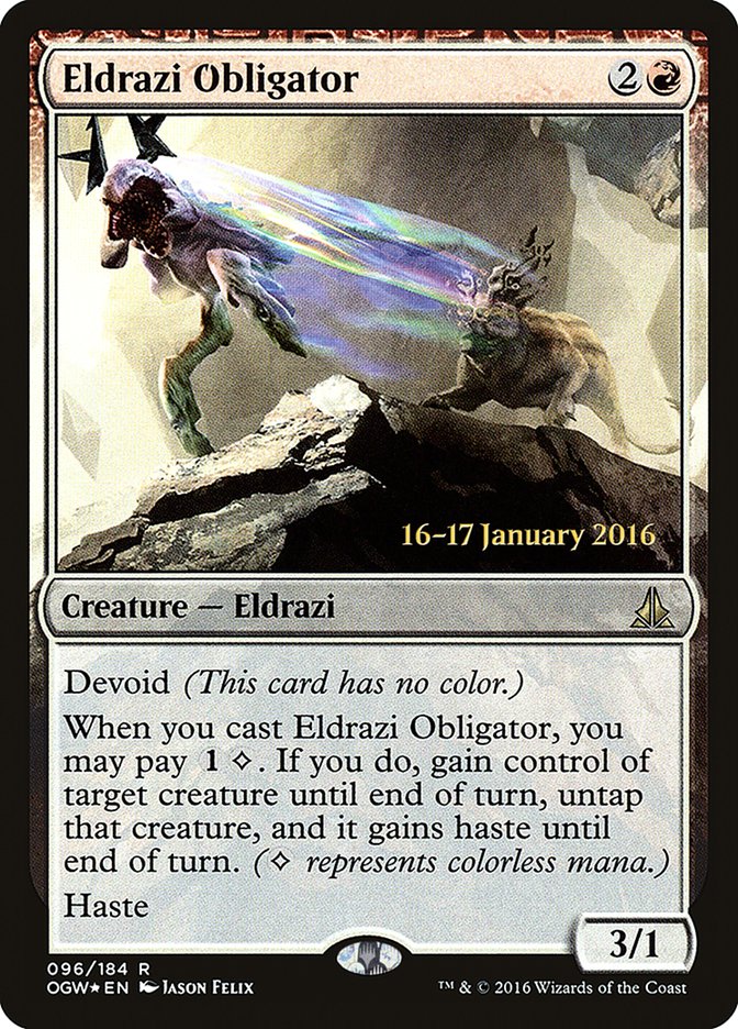 Obligador Eldrazi [Promociones de presentación del juramento de los Guardianes] 