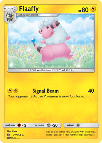 Flaaffy (77/214) [Sol y Luna: Trueno perdido] 