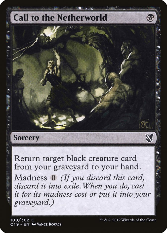 Llamada al inframundo [Commander 2019] 