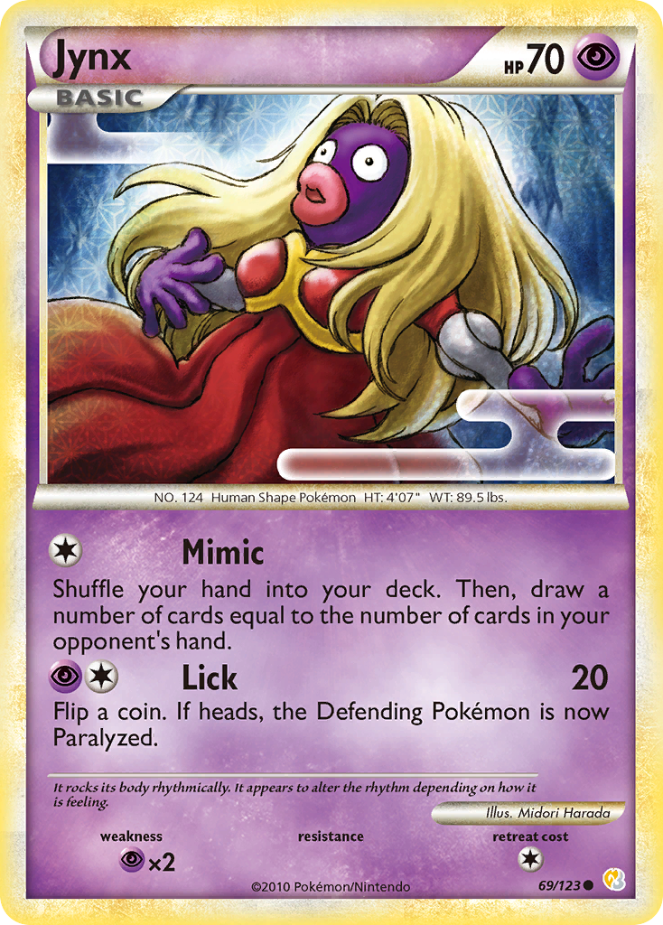 Jynx (69/123) [HeartGold y SoulSilver: Conjunto básico] 