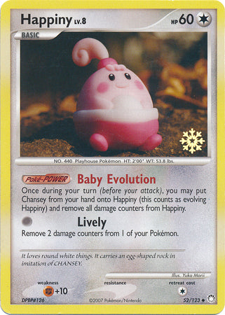 Happiny (52/123) [Promociones del calendario de cuenta regresiva] 