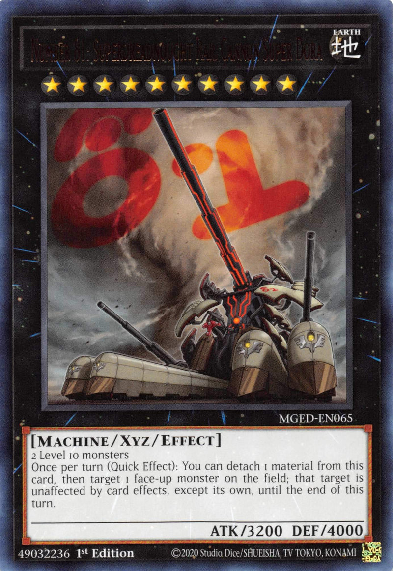 Número 81: Cañón de riel Superdreadnought Super Dora [MGED-EN065] Raro 