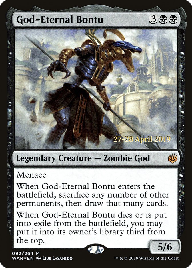 God-Eternal Bontu [Promociones de presentación de War of the Spark] 