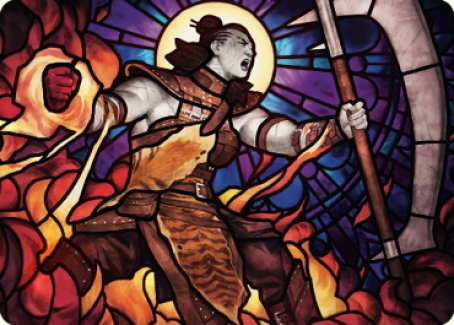 Garna, Bloodfist of Keld Art Card [Serie de arte Dominaria United] 