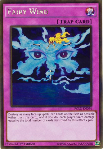 Viento Hada [PGL3-EN094] Oro Raro 