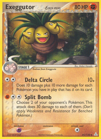 Exeggutor (41/110) (Especie Delta) [EX: Holon Phantoms] 