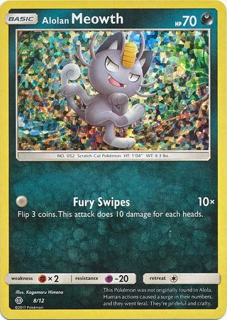 Alolan Meowth (8/12) [Promociones de McDonald's: Colección 2017] 