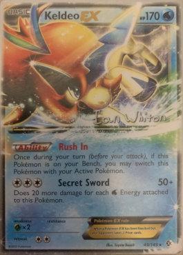 Keldeo EX (49/149) (American Gothic - Ian Whiton) [Campeonato del Mundo 2013] 