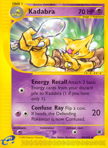 Kadabra (84/165) [Expedición: Conjunto básico] 