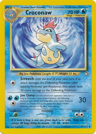 Croconaw (31/111) [Neo Génesis Ilimitado] 