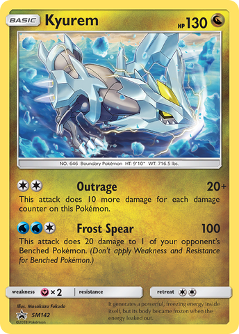 Kyurem (SM142) [Sol y Luna: Promociones de Estrella Negra] 