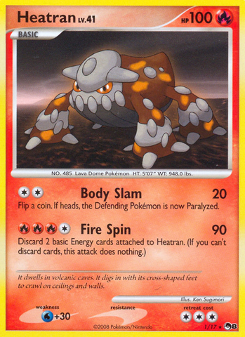 Heatran (1/17) [Serie POP 8] 