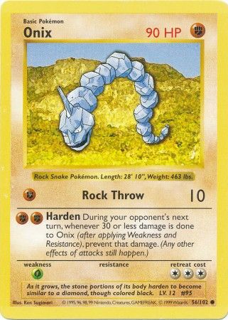 Onix (56/102) [Conjunto básico Shadowless Unlimited] 
