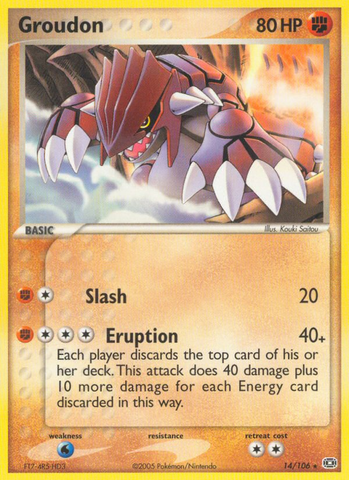 Groudon (14/106) [EX: Esmeralda] 
