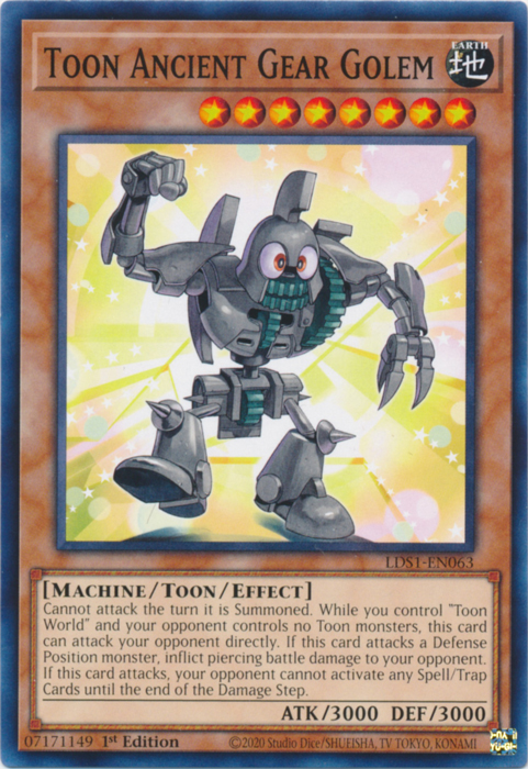 Golem de engranaje antiguo de dibujos animados [LDS1-EN063] Común 