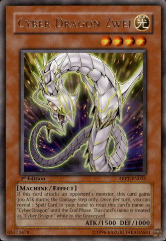 Dragón Cibernético Zwei [ABPF-EN035] Raro 