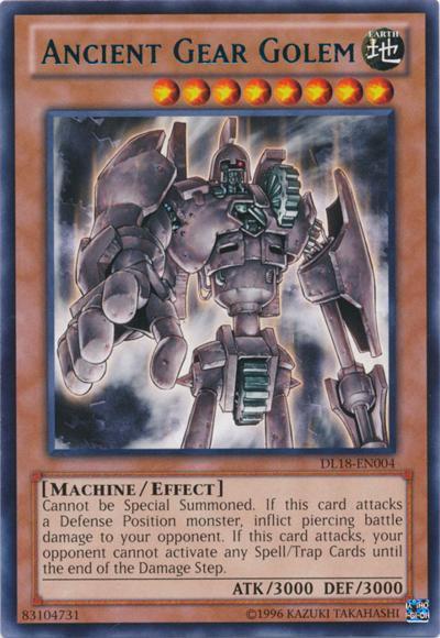 Golem de engranaje antiguo (verde) [DL18-EN004] Raro 
