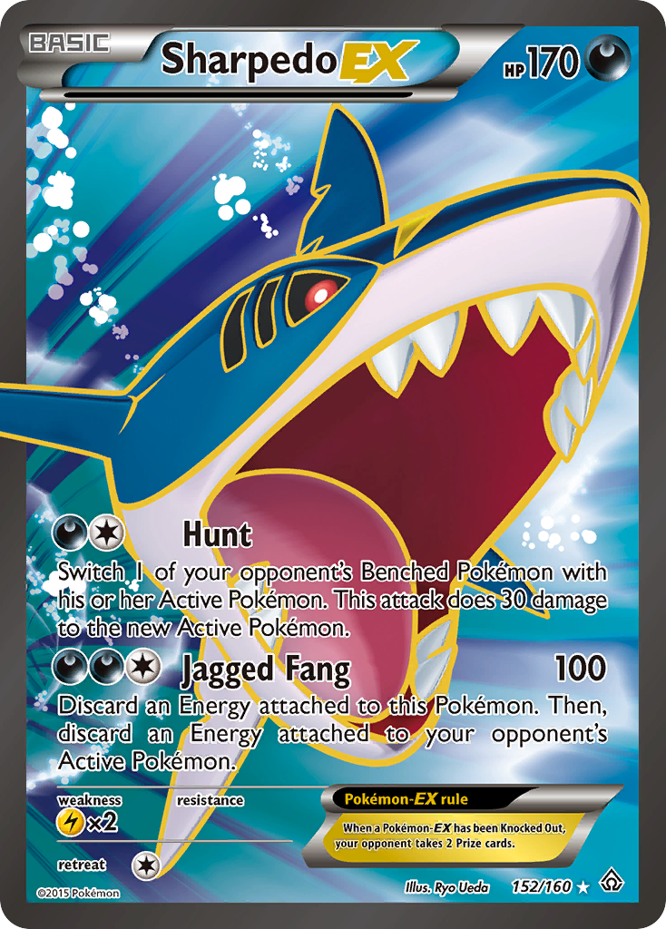 Sharpedo EX (152/160) [XY: Choque primigenio] 