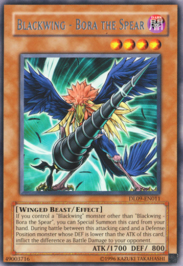 Blackwing - Bora the Spear (Plata) [DL09-EN011] Raro 