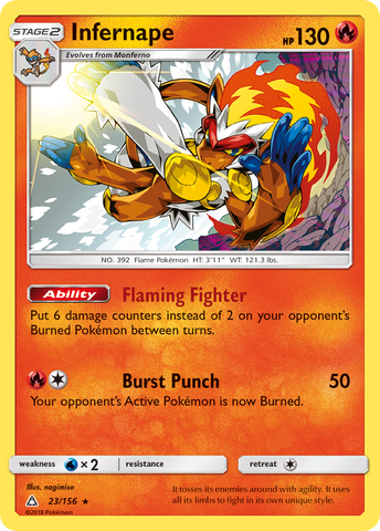 Infernape (23/156) [Sol y Luna: Ultra Prisma] 