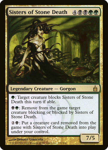 Hermanas de la Muerte de Piedra [Ravnica: Ciudad de los Gremios] 