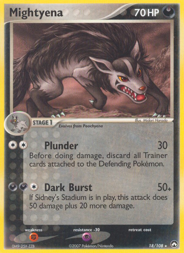 Mightyena (18/108) [EX: Guardianes del poder] 