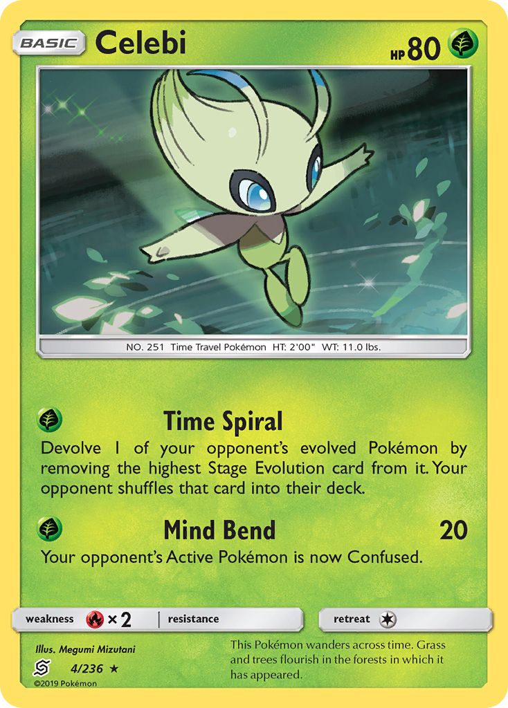Celebi (4/236) [Sol y Luna: Mentes unificadas] 