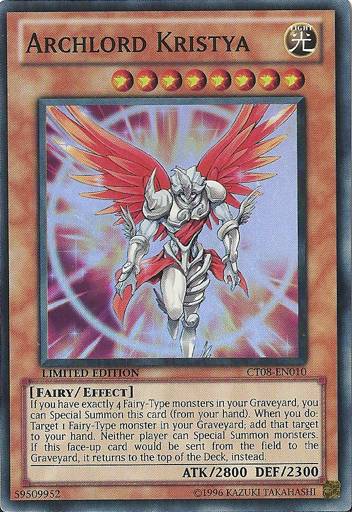 Arclord Kristya [CT08-EN010] Súper Raro 