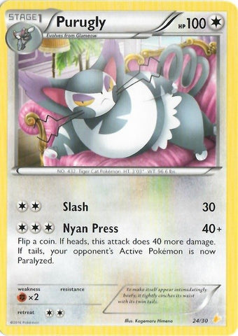 Purugly (24/30) [XY: Kit de entrenador 3 - Pikachu Libre] 
