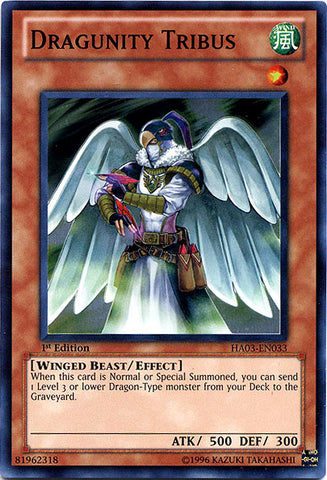 Tribus Dragunity [HA03-EN033] Súper Raro 