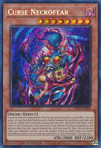Maldición Necrofear [LDS3-EN009] Secreto Raro 