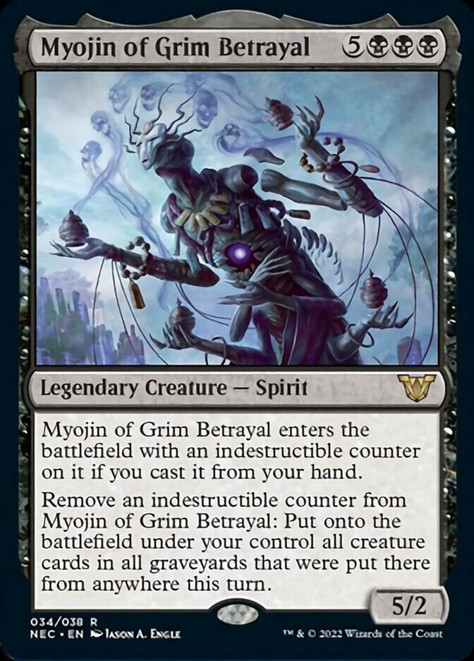 Myojin de Grim Betrayal [Kamigawa: Comandante de la Dinastía Neón] 