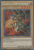 Elemental HERO Sparkman (Arte alternativo) [LCGX-EN007] Secreto Raro 