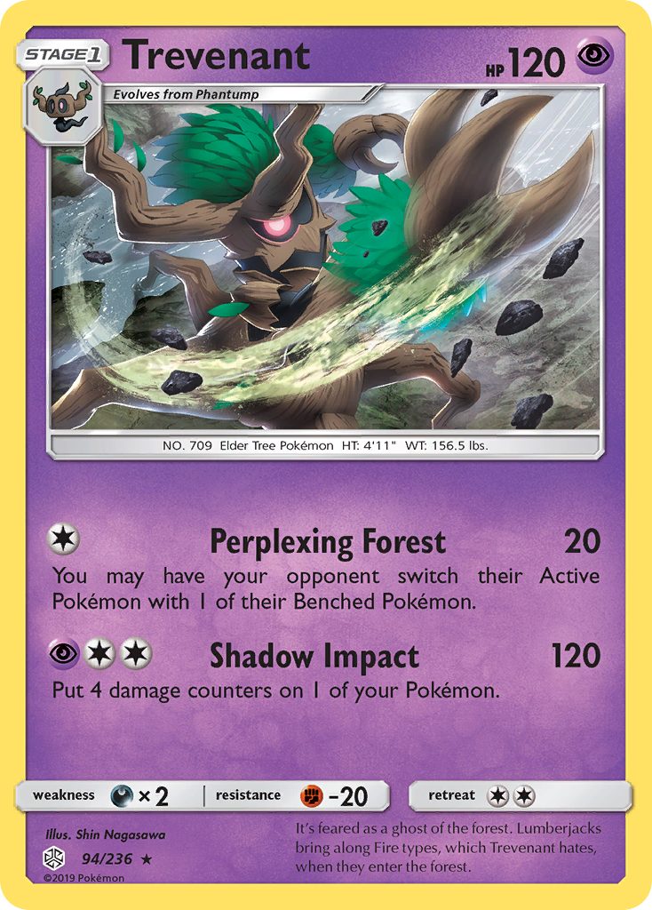 Trevenant (94/236) [Sol y Luna: Eclipse cósmico] 