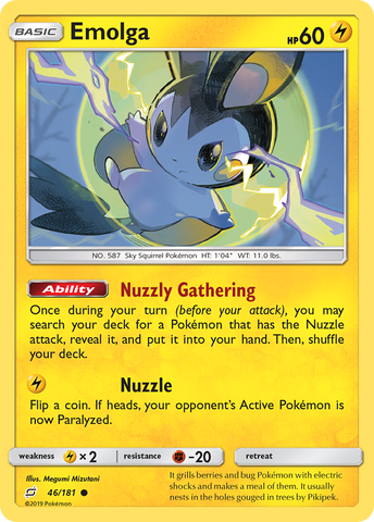 Emolga (46/181) [Sol y Luna: Equipo] 
