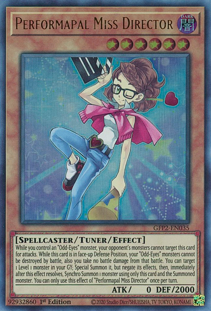 Performapal Miss Directora [GFP2-EN035] Ultra Raro 
