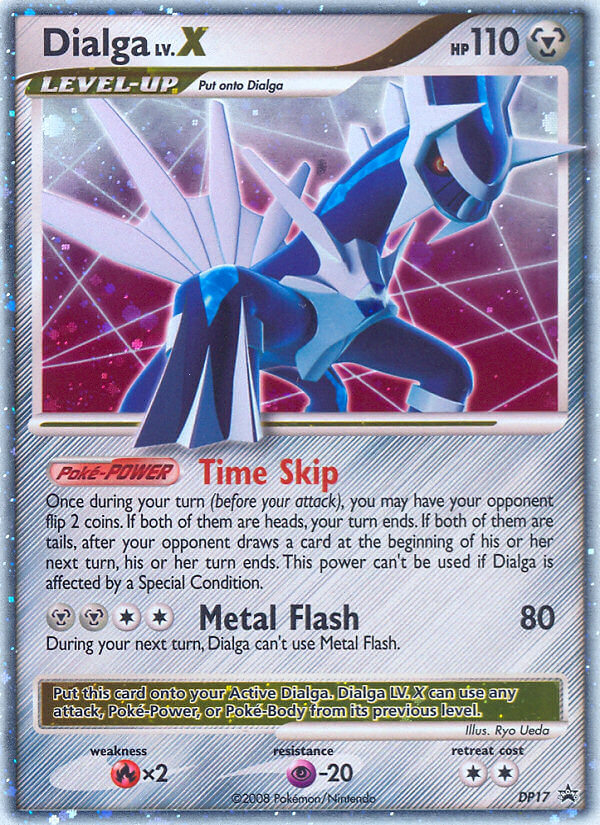 Dialga LV.X (DP17) [Diamante y Perla: Promociones de Estrella Negra] 