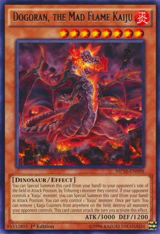 Dogoran, el Kaiju de la Llama Loca [MP16-EN098] Raro 