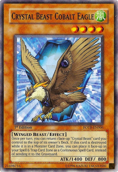 Bestia de Cristal Águila Cobalto [FOTB-EN006] Común 