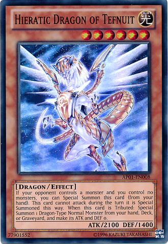 Dragón Hierático de Tefnuit [AP01-EN008] Súper Raro 