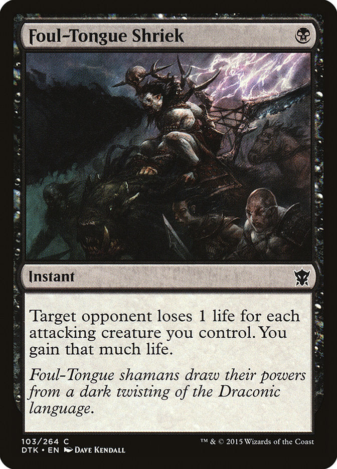 Grito de lengua sucia [Dragones de Tarkir] 