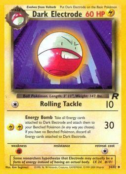 Electrodo oscuro (34/82) [Team Rocket Unlimited] 