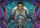 Aron, tarjeta artística de las ruinas de Benalia [Serie de arte Dominaria United] 