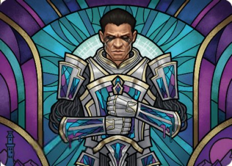 Aron, tarjeta artística de las ruinas de Benalia [Serie de arte Dominaria United] 
