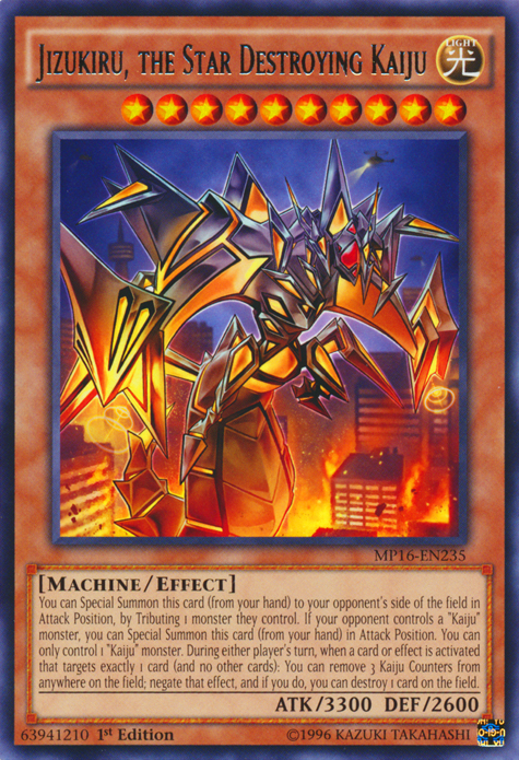 Jizukiru, el Kaiju que destruye las estrellas [MP16-EN235] Raro 
