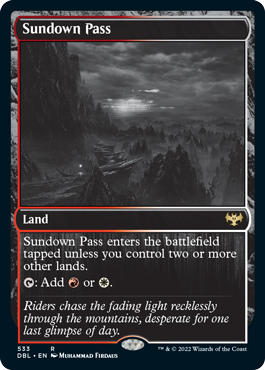 Pase Sundown [Innistrad: función doble] 